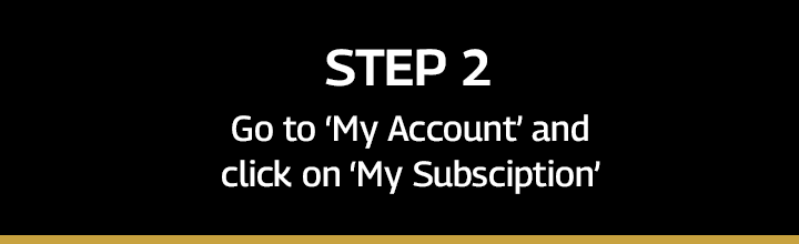 Step 2 - go to my account