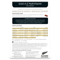 Gold A−Z Multivitamin 