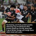 All Blacks Clear Whey Protein Isolate − Orange and Mango 