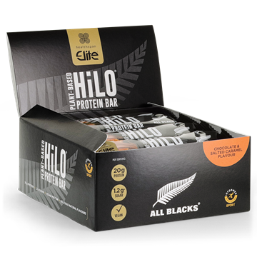 All Blacks Plant-Based HiLo Protein Bar - Chocolate & Salted Caramel